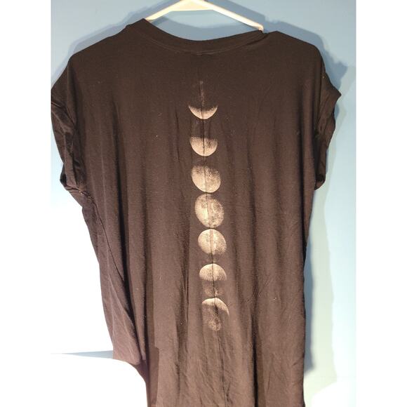 Love Peace & Lazy Days Womens Moon Phases T Shirt Size M - Picture 5 of 6